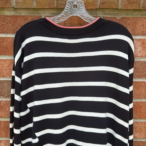 Splendid Avery Cashmere Blend Striped Sweater sz Medium - Picture 4 of 13